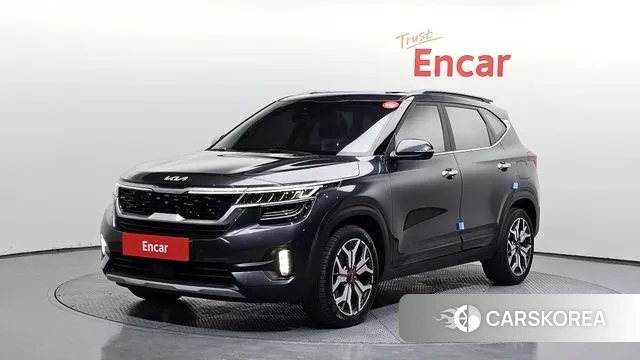Kia Seltos 2022 Серый из Кореи