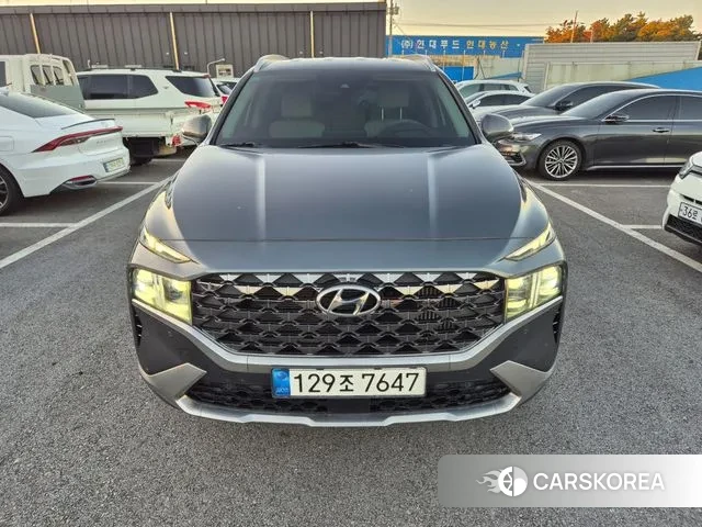 Hyundai The New Santa Fe 2021 Серый из Кореи