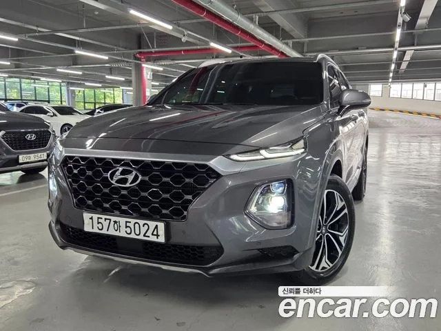 Hyundai Santa Fe TM 2020 Серый из Кореи