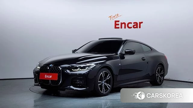 BMW 4 Series (G22) 2021 Черный из Кореи
