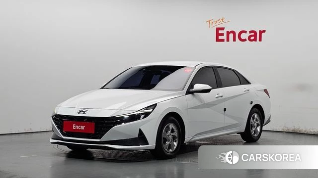 Hyundai Avante (CN7) 2020 Белый из Кореи