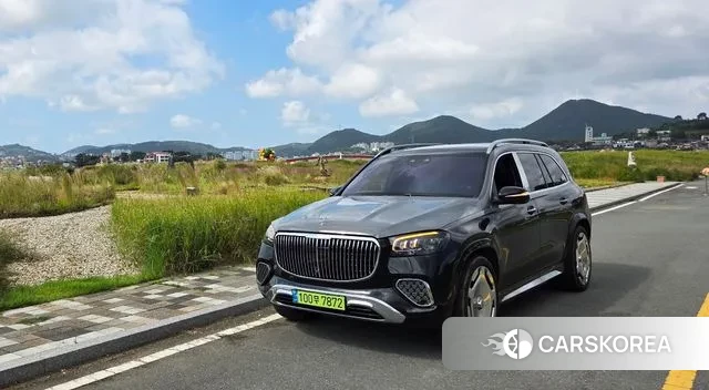 Mercedes-Benz GLS - Class X167 2024 Черный двухцветный из Кореи