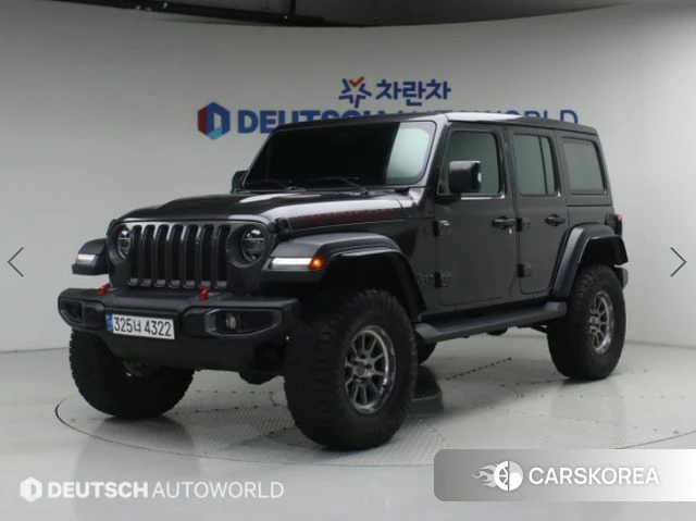 Jeep Wrangler (JL) 2021 Серый из Кореи