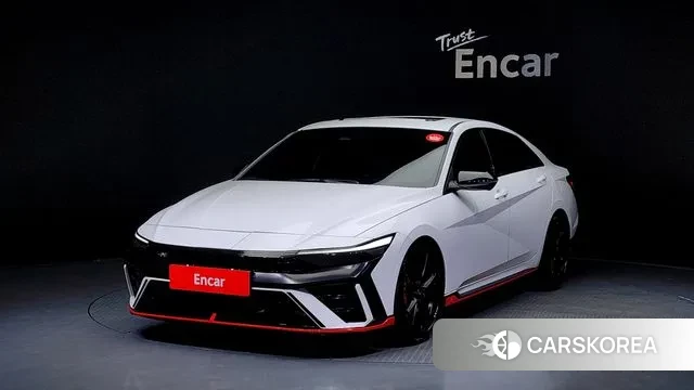 Hyundai The New Avante (CN7) 2023 Белый из Кореи