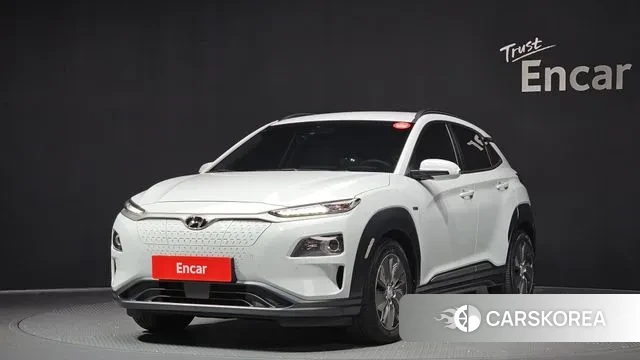 Hyundai Kona Electric 2018 Белый из Кореи
