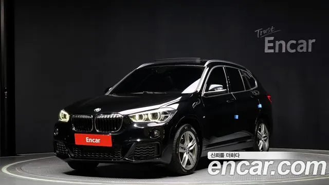 BMW X1 (F48) 2019 Черный из Кореи