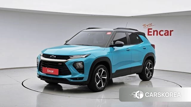 Chevrolet (GM Daewoo) Trailblazer 2021 Небесно-голубой из Кореи