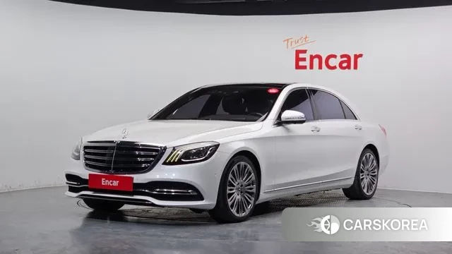 Mercedes-Benz S-Class W222 2018 Белый из Кореи