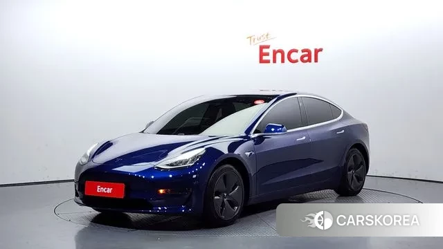Tesla Model 3 2020 Синий из Кореи