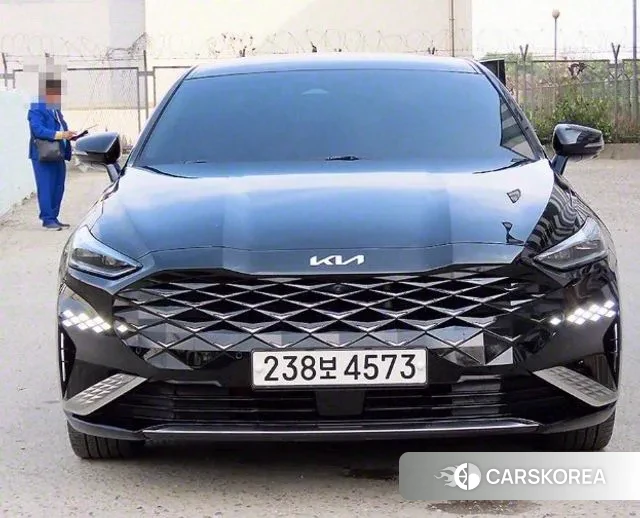 Kia K8 Hybrid 2021 Черный из Кореи