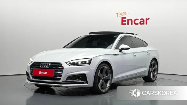 Audi A5 (F5) 2019 Белый из Кореи