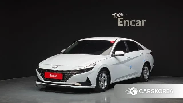 Hyundai Avante (CN7) 2021 Белый из Кореи