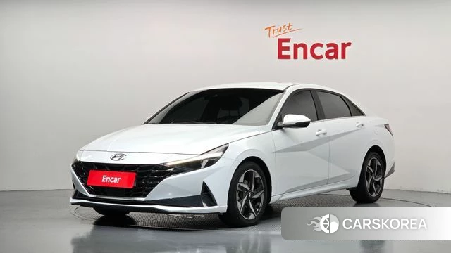 Hyundai Avante (CN7) 2020 Белый из Кореи