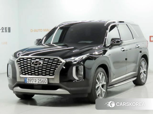 Hyundai Palisade 2021 Черный из Кореи