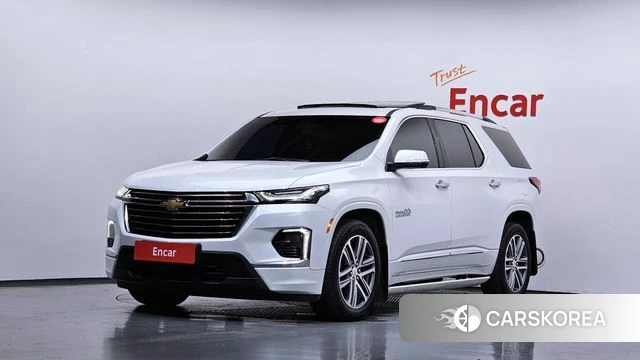 Chevrolet (GM Daewoo) Traverse 2022 Белый из Кореи