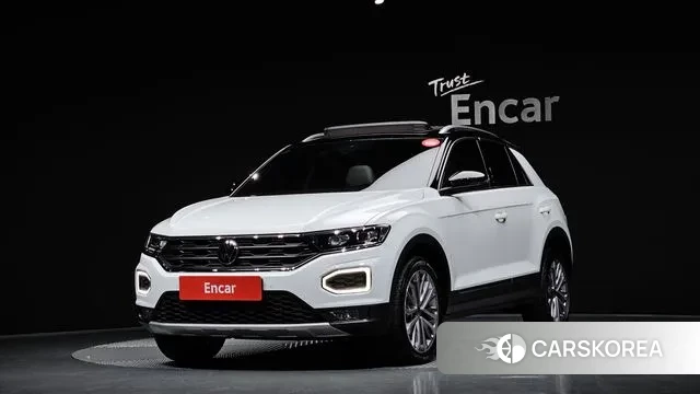 Volkswagen T-Roc 2021 Белый из Кореи