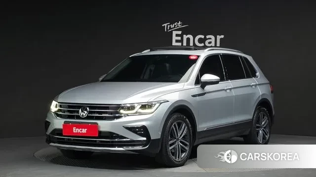 Volkswagen Tiguan second Generation 2022 Серебряный из Кореи