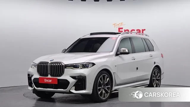 BMW X7 (G07) 2021 Белый из Кореи