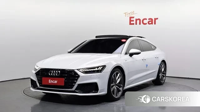 Audi A7 (4K) 2021 Белый из Кореи