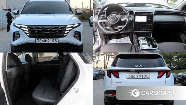 Hyundai Tucson (NX4) 2021 Белый из Кореи