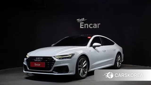 Audi A7 (4K) 2021 Белый из Кореи