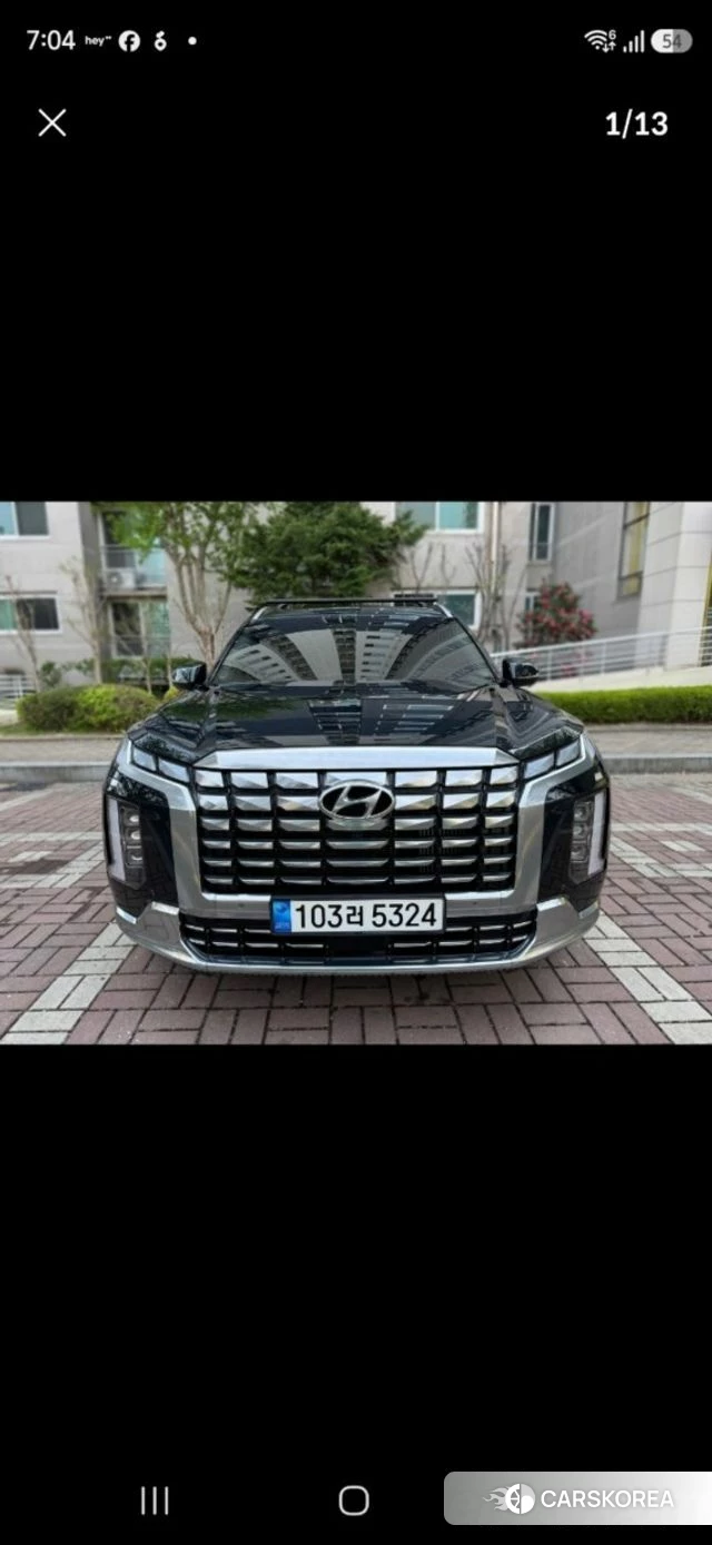 Hyundai The New Palisade 2023 Темно-зеленый из Кореи