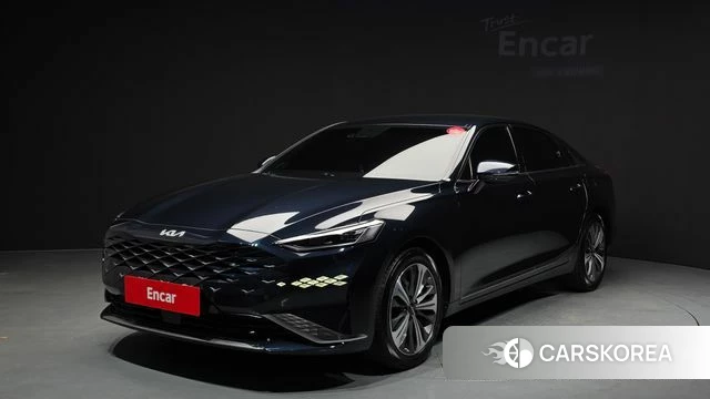Kia K8 Hybrid 2021 Синий из Кореи