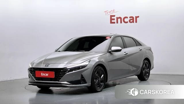 Hyundai Avante (CN7) 2022 Серебристо-серый из Кореи
