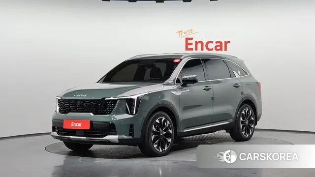 Kia The New Sorento 4th Generation 2025 Зеленый из Кореи