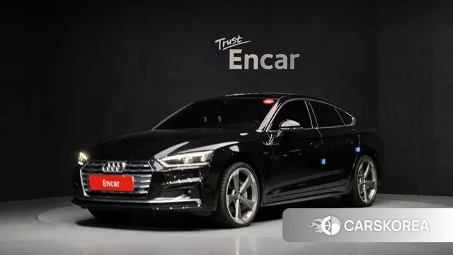 Audi A5 (F5) 2019 Черный из Кореи