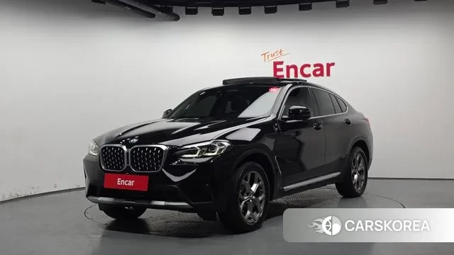 BMW X4 (G02) 2022 Черный из Кореи