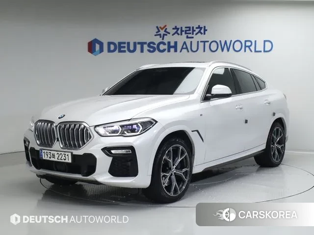 BMW X6 (G06) 2021 Белый из Кореи