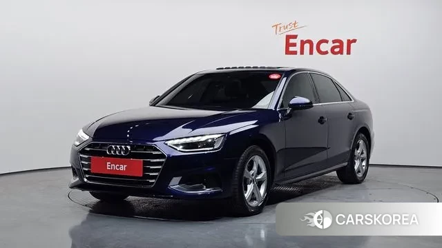 Audi A4 (B9) 2021 Синий из Кореи