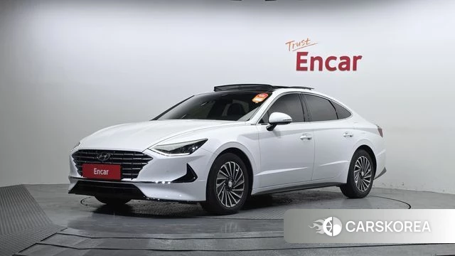 Hyundai Sonata Hybrid (DN8) 2021 Белый из Кореи