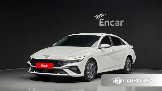 Hyundai The New Avante (CN7) 2023 Белый из Кореи