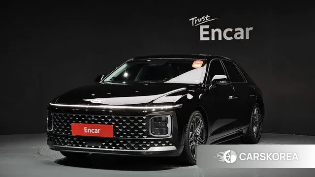 Hyundai Grandeur Hybrid (GN7) 2023 Черный из Кореи