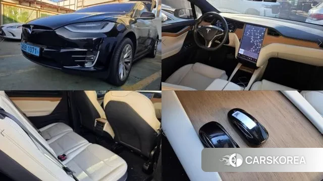 Tesla Model X 2020 Черный из Кореи