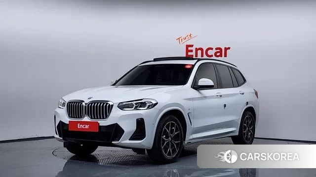 BMW X3 (G01) 2022 Белый из Кореи