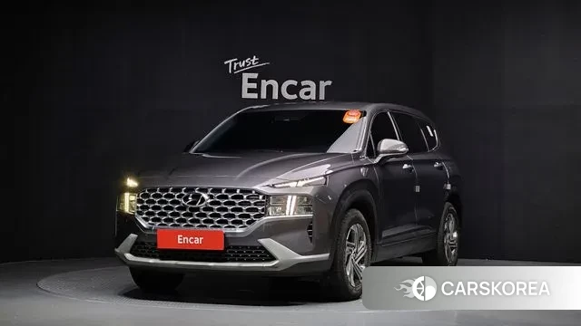 Hyundai The New Santa Fe 2021 Серый из Кореи