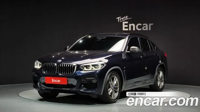 BMW X4 (G02) 2021 Черный из Кореи