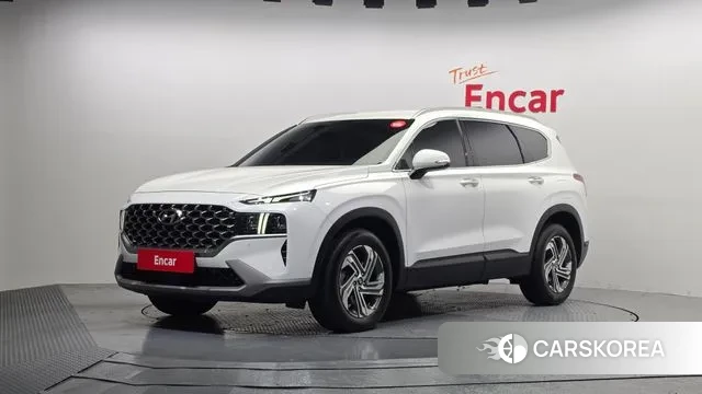 Hyundai The New Santa Fe 2023 Белый из Кореи