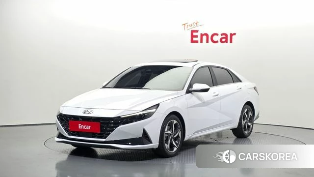 Hyundai Avante (CN7) 2020 Белый из Кореи