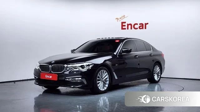 BMW 5 Series (G30) 2018 Черный из Кореи