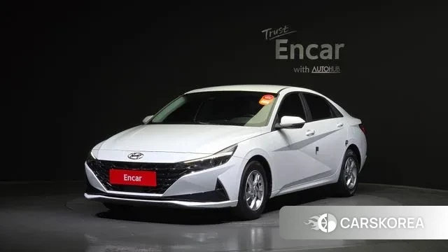 Hyundai Avante (CN7) 2021 Белый из Кореи