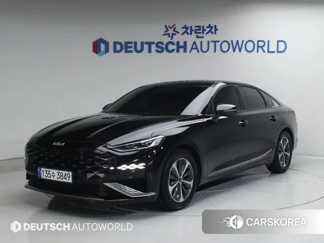 Kia K8 Hybrid 2022 Черный из Кореи