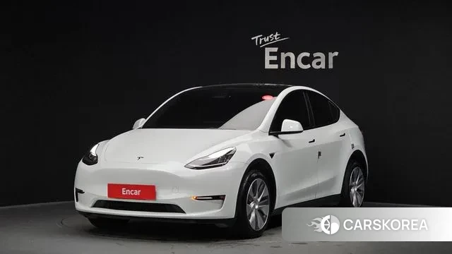 Tesla Model Y 2022 Белый из Кореи