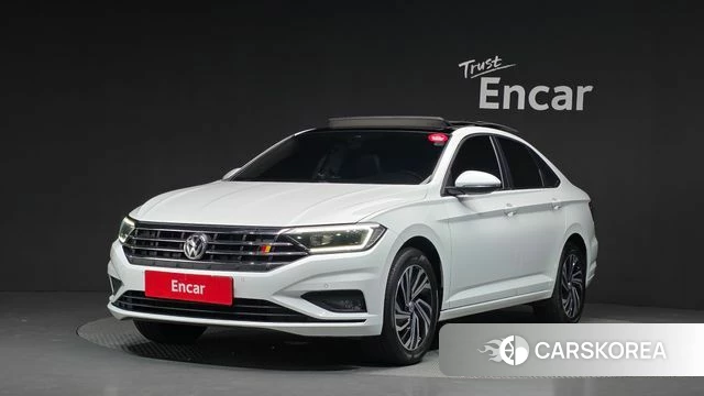 Volkswagen 7th Generation of Jetta 2021 Белый из Кореи