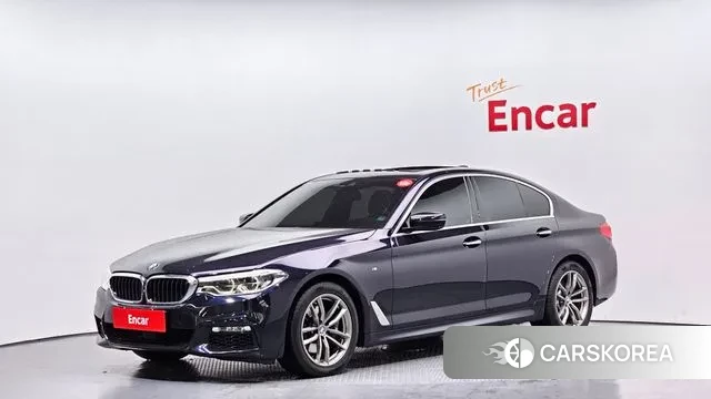 BMW 5 Series (G30) 2018 Синий из Кореи