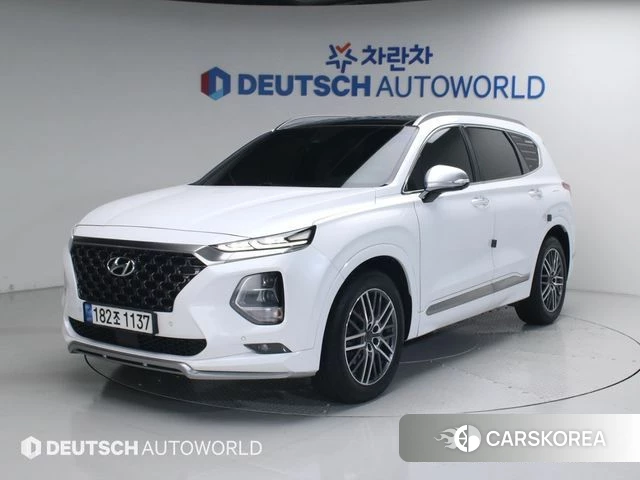 Hyundai Santa Fe TM 2018 Белый из Кореи