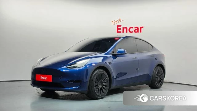 Tesla Model Y 2024 Синий из Кореи
